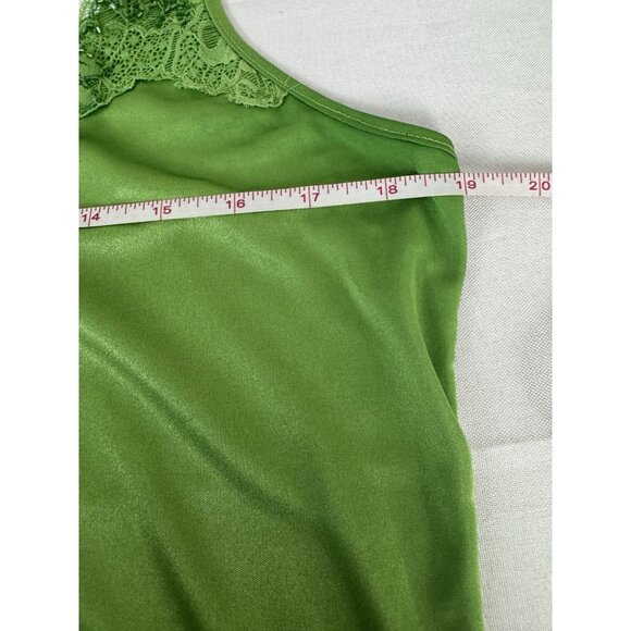 VTG 90s Tinker Bell Green Sweetheart Cami XL Winx Y2K Sparkle Fairycore Tank Top - Picture 11 of 15
